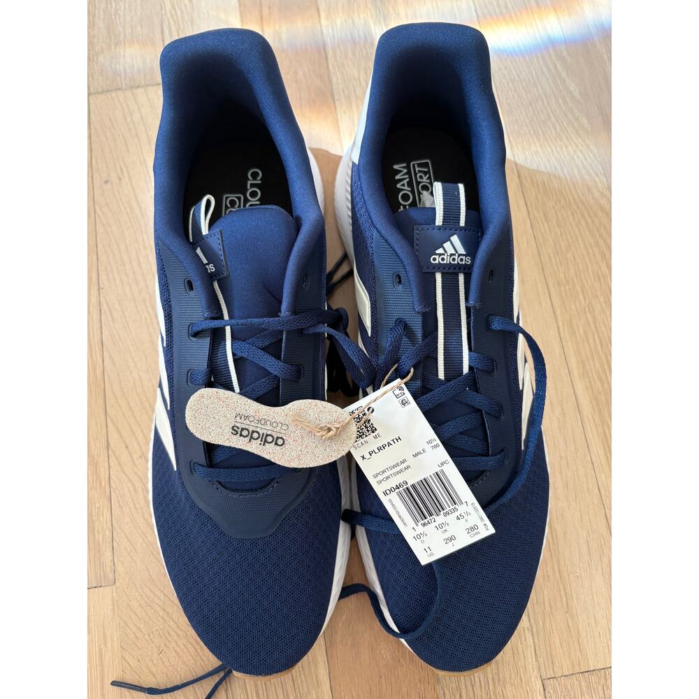 Adidas Navy Blue Cloudfoam X_PLR Path Sneakers Men’s 11 - NWT!